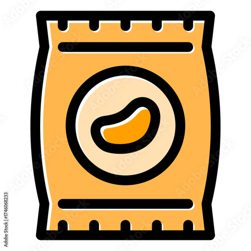 potato chips snack icon