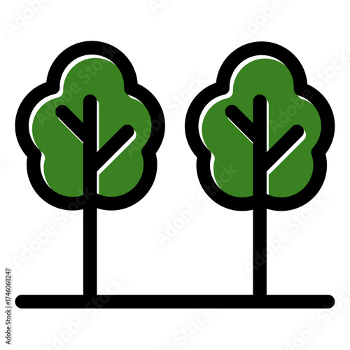 green tree icon