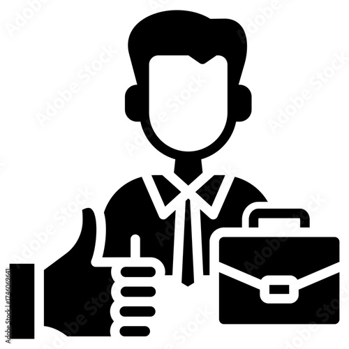 Business Integrity glyph icon