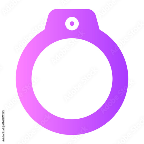 handcuffs gradient icon
