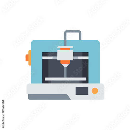 Advanced 3D Printer with Plastic Material