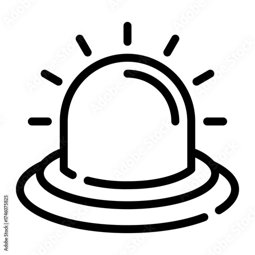 alert line icon