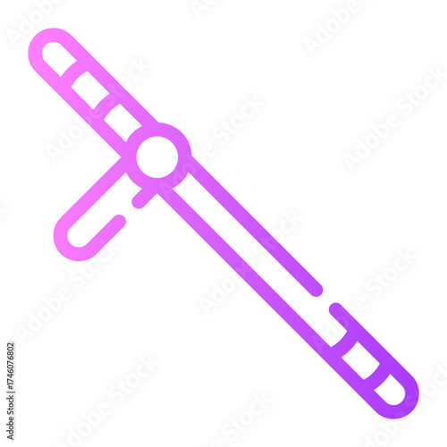 baton stick gradient icon