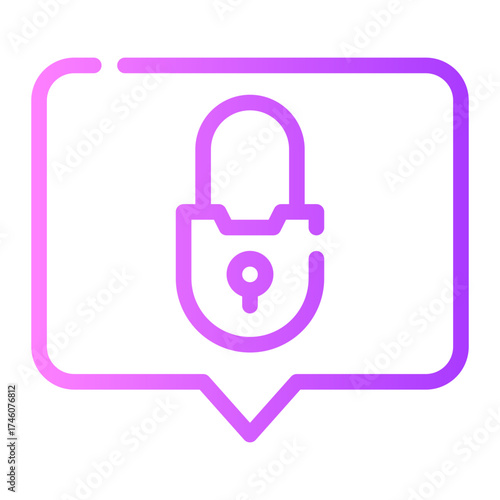 chat gradient icon
