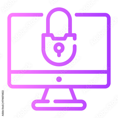 computer gradient icon