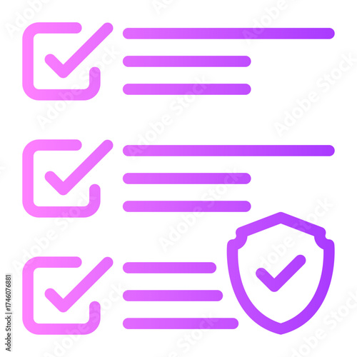 life insurance gradient icon
