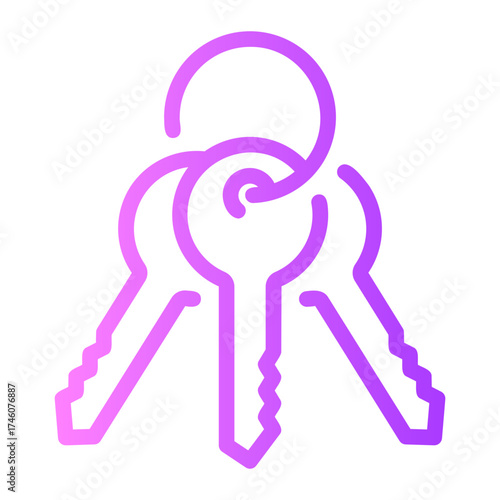 keyset gradient icon