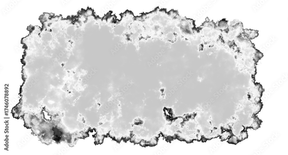 Obraz premium Torn Burn Effect isolated on transparent Background