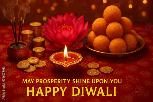 Wallpaper Mural Festive diwali prosperity wishes Torontodigital.ca