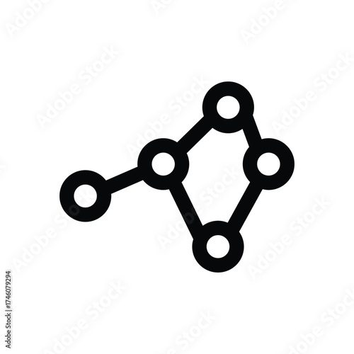 A black icon depicts a network of connected circles and lines