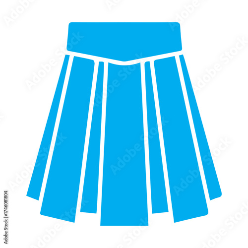 Pleated Skirt Icon