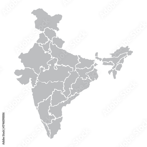 map of india country