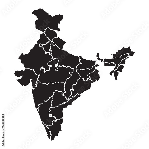 map of india country