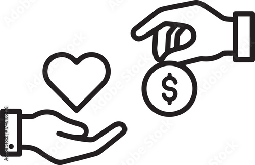 Donate with generosity and help others, showing love and support, financial aid, and philanthropy for a good cause, inspiring hope and kindness