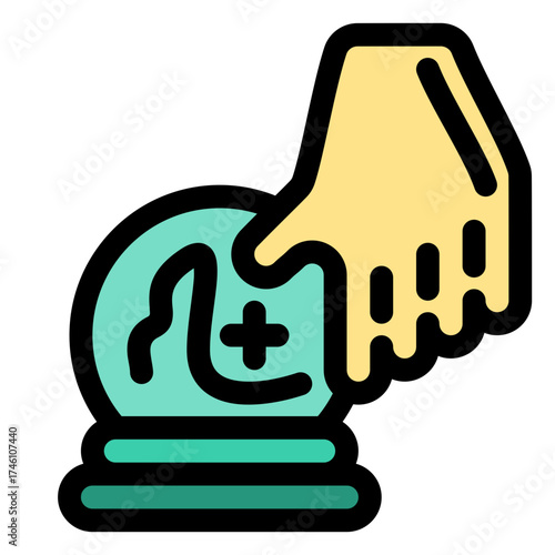 Crystal ball icon