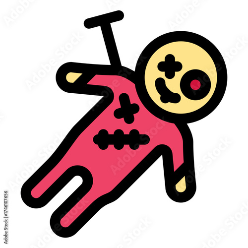 Voodoo doll icon