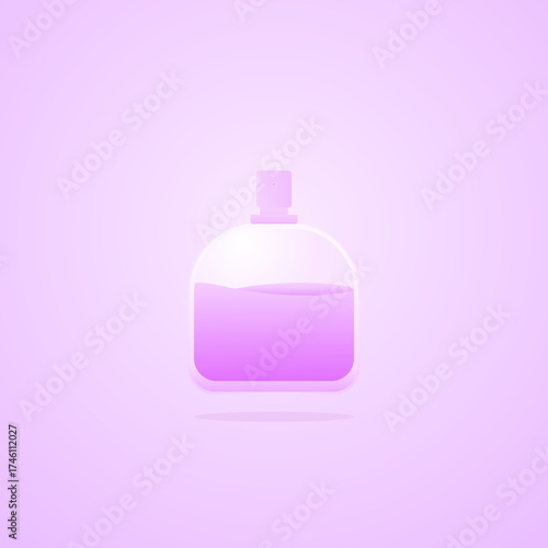 perfume bottle vector illustration