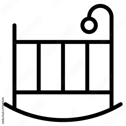 baby cot icon