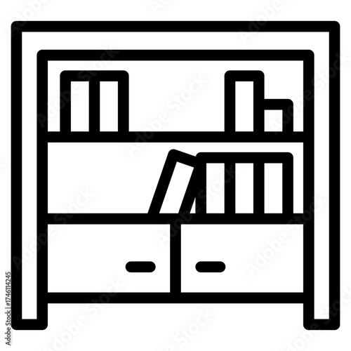 book shelf icon