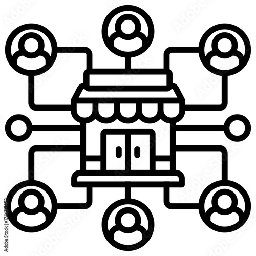 Business Network Icon