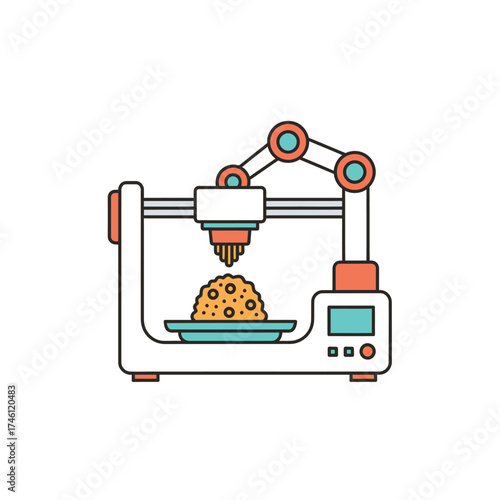 3D Food Printer Precision Culinary Creation with Technological Precision