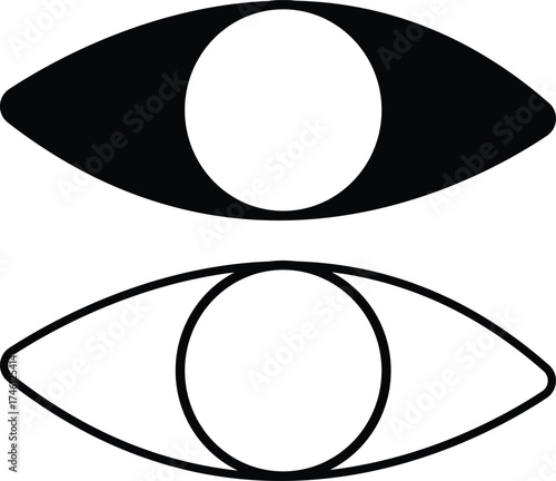 Eye Vision Symbol Illustration