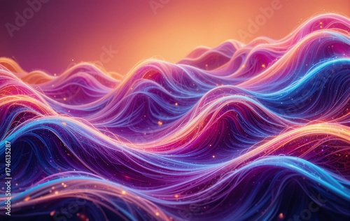 Abstract background image, light, curve, technology, future, banner texture advertising poster