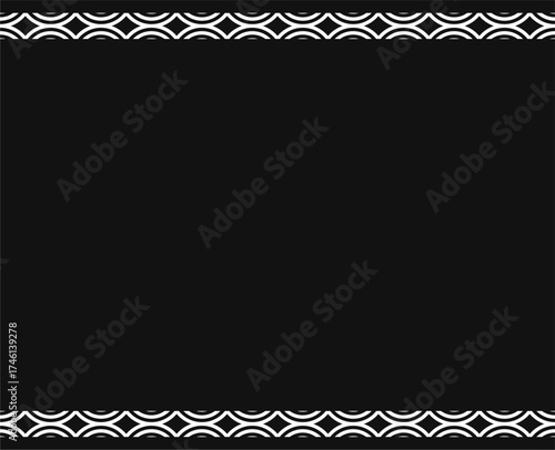 black and white frame