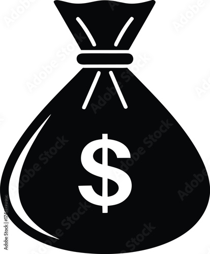 bag with dollar icon