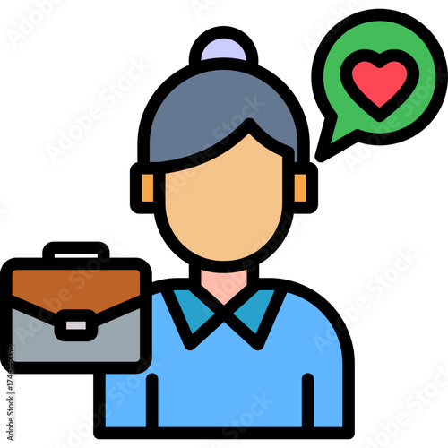 Business Honesty lineal color icon
