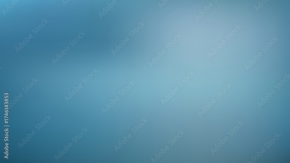 Obraz premium A serene gradient of light and dark blue creates a calming atmosphere
