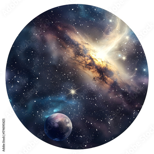 planet in space