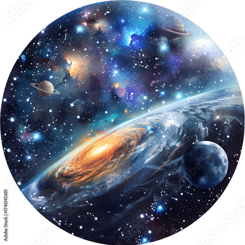 earth and sun