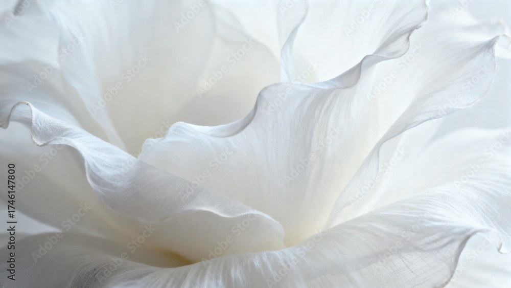 Fototapeta premium Closeup of a white flower