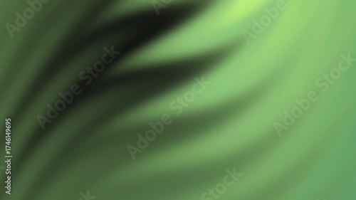 Abstract green background with dark curved shapes is suitable for web design, graphic design, presentations, advertising, and print materials.