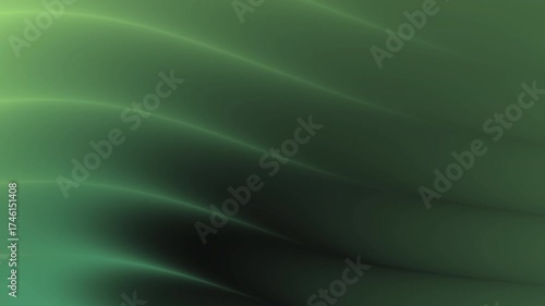 Abstract green gradient with soft flowing lines, suitable for web design, presentations, digital art, and marketing materials. Versatile and modern.