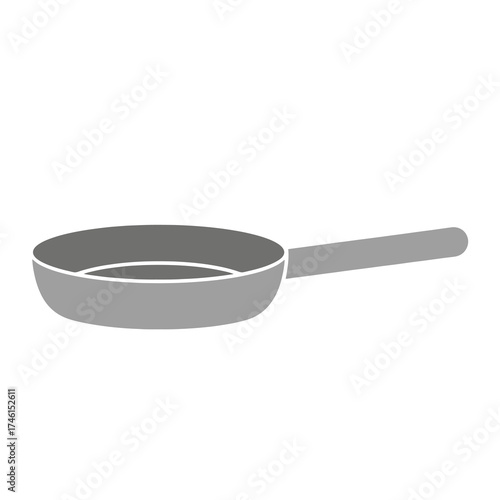 Sizzling skillet illustration ready for your cooking design project