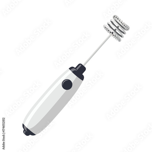 Easily froth milk with this modern, handheld electric milk frother