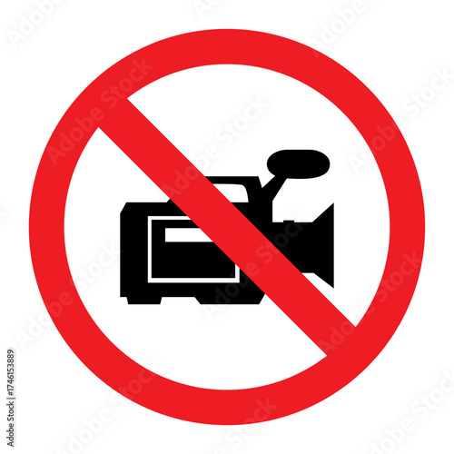 no reccord sign icon vector design