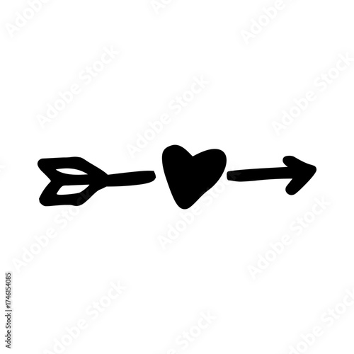 love icon vector design monocolor