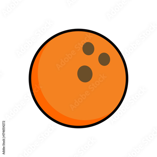 ball bowling icon vector design