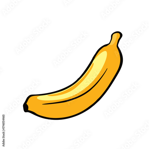 banana fruit icon vector design