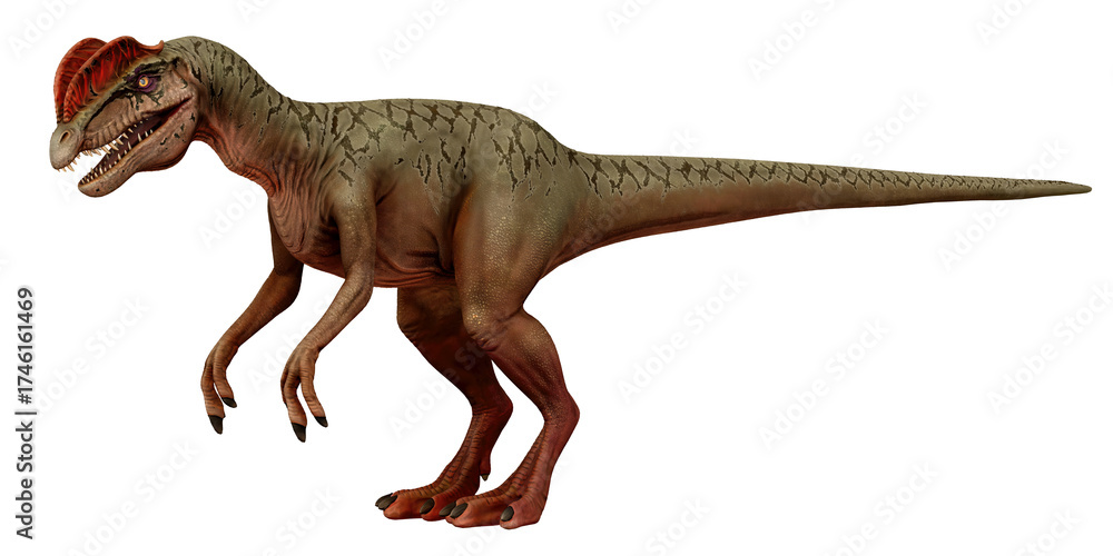 Fototapeta premium Artistic rendering of a majestic carnivorous dinosaur.