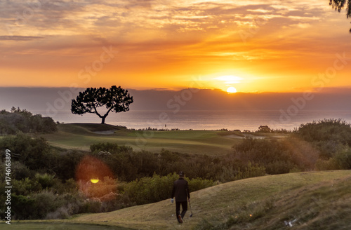 Hitting into the Sunset