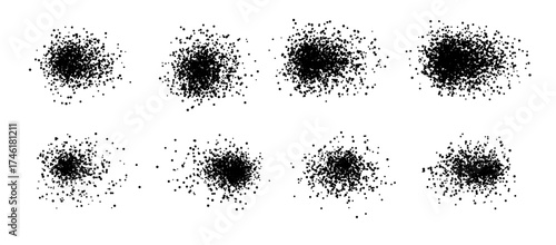 Spray spot pattern