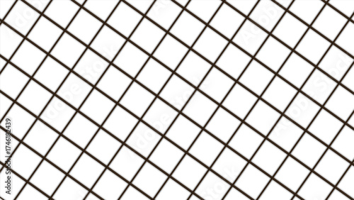 Modern geometric wallpaper with thin dark lines forming a repetitive mesh or lattice. Minimalist and versatile tileable background.