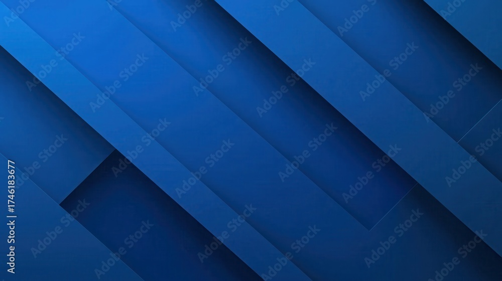 Obraz premium Abstract blue geometric background