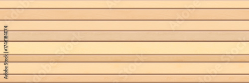 Wood plank wall, horizontal slats, wood texture seamless pattern, vector design