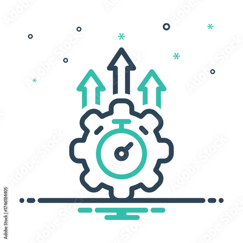 Mix icon for productivity boost