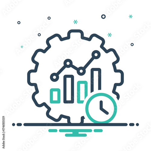 Mix icon for efficiency metrics